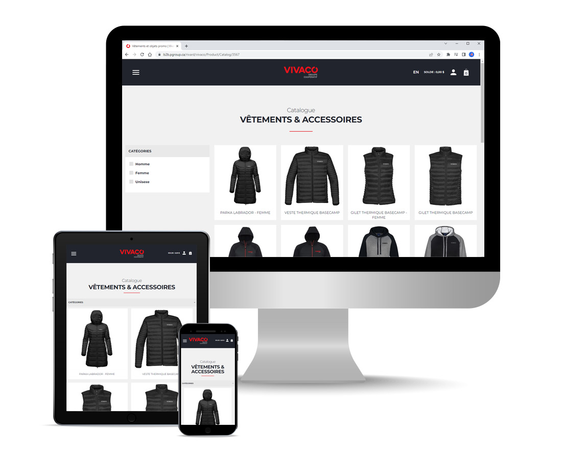 Boutiques en ligne de type B2B pour vendre vos vêtements corporatifs