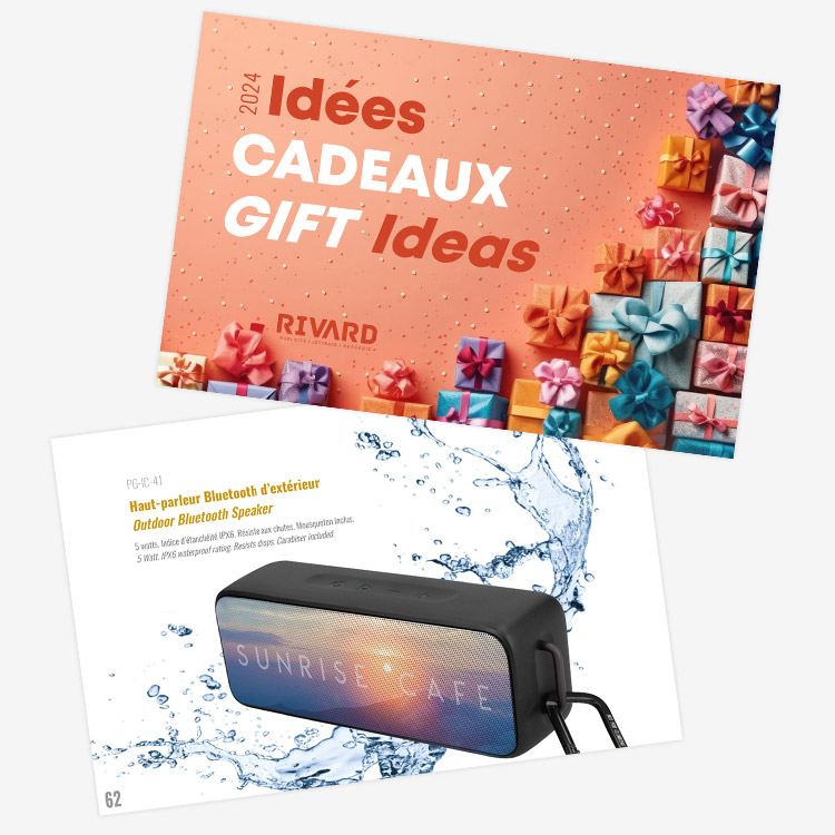 Gâtez vos clients & employés pour la période des Fêtes! Découvrez notre sélection d'idées cadeaux